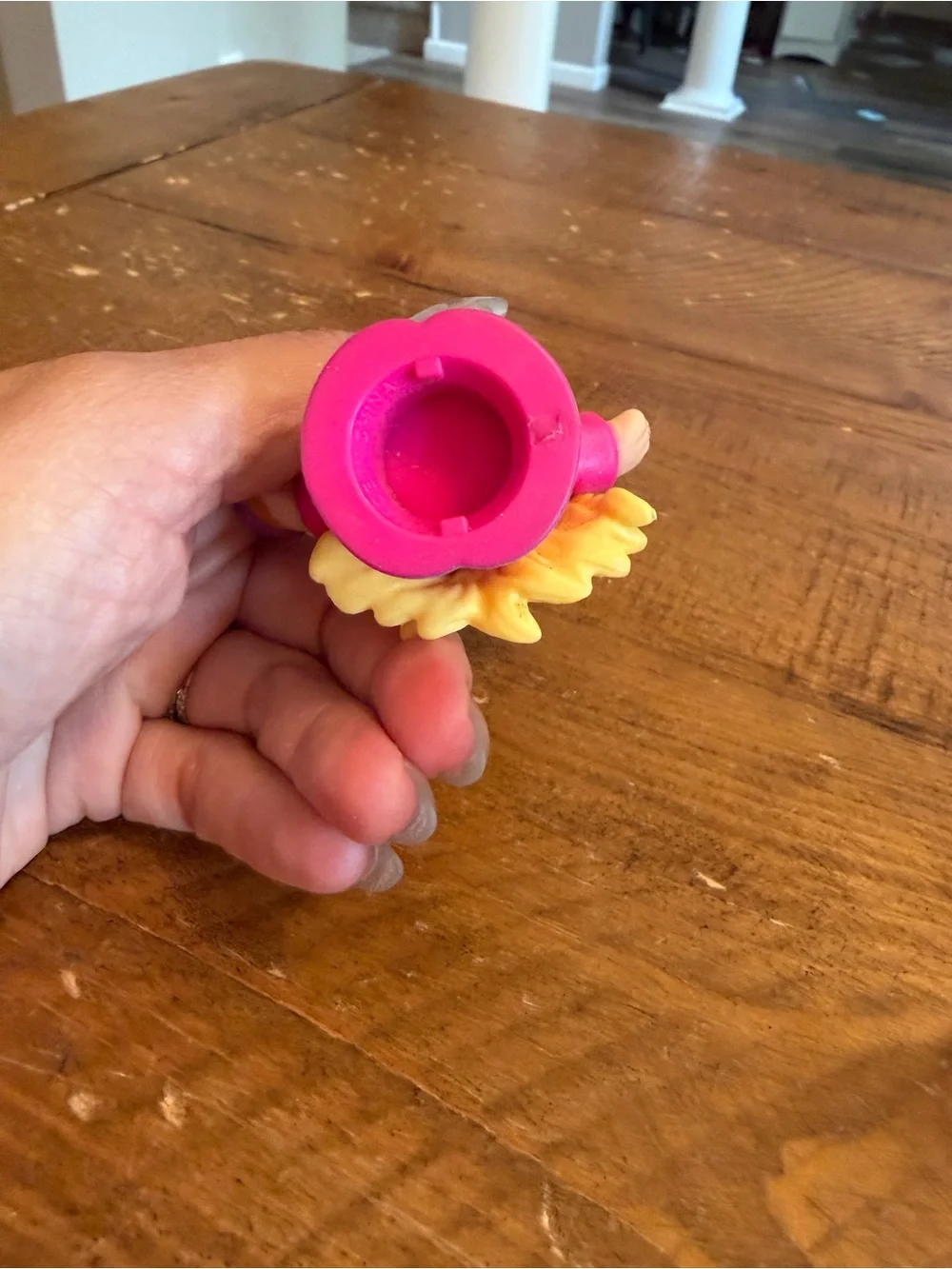 Fisher Price Little People Barbie with ice cream cone as is